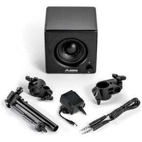 Alesis Nitro Amp 70W 3" Compact Electric Drum Monitor Speaker for Practice and Lessons, Rack-Mountable with Clamps Included