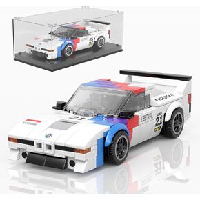 Mould King Speed Champion Race Car Building Toy for Boy Teen Racing Sports Collectable Model Car Construction Toy with Display Case Racing Car Building Kit for Adults Kids 8+, 27062