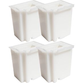 4 وسادة حبر النفايات البديلة مع إسفنجة ماصة ، متوافقة مع EPSON ECOTANK ET-2800 ET-2803 ET-4800 ET-2400 ET-2720 ET-4700 ET-2111 L3110 L3250 L3150 L3210 PRINTERS