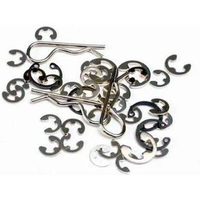 Traxxas 1633 E-Clip, C-Clip, Snap R Ring, 40-Piece, 777-Pack