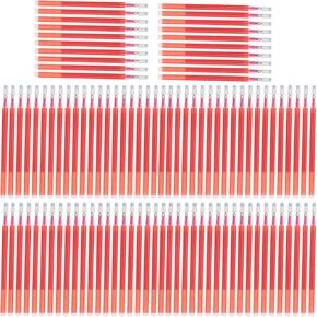 100pcs Heat Arasable Arasable إعادة ملء الأقمشة العلامات الأقلام القابلة للمحو ، وضع العلامات على الأقلام الذاتي التلاشي.