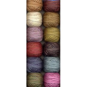 Valdani Size 8 Perle Cotton Embroidery Thread Scent of Flowers Collection (PC8-SFlowers)