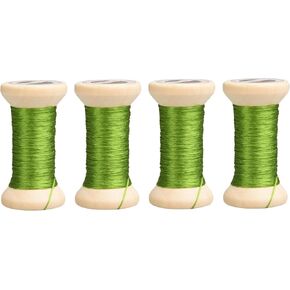 100 ٪ Mulberry اليد المصبوغ الحريرية الخيط ، خيط التطريز ، 4 بقع كل 24 ياردة (04-4)