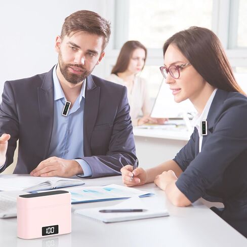 ميكروفون USB C لاسلكي Lavalier لأجهزة Android والكمبيوتر الشخصي والكمبيوتر المحمول وiPhone 15/16 وميكروفون USB مع خاصية إلغاء الضوضاء وميكروفون لاسلكي لتسجيل الفيديو ومدونة الفيديو ويوتيوب وTikTok in Kuwait