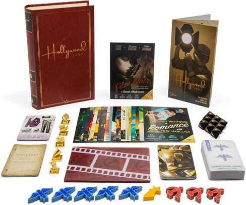 Hollywood 1947 Board Game, Movie Making Game for Friends and Family, Board Game of Cards, Strategy, and Deceit, for 1-9 Players, Ages 14+ in Saudi Arabia