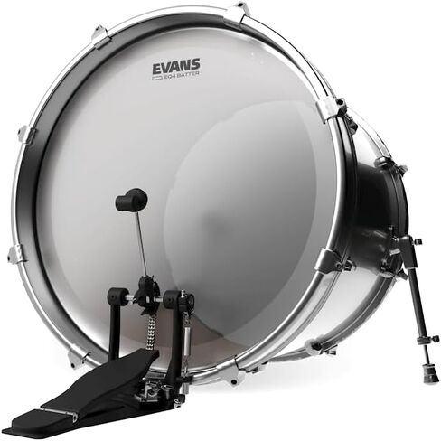 Evans EQ4 Frosted Bass Drum Head, 18 Inch in Saudi Arabia