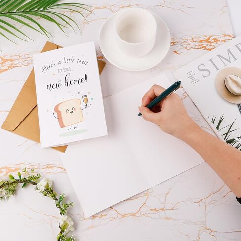 بطاقة منزلية جديدة ، بطاقة تهنئة Housewarming الإبداعية مع مظروف مضحكة ورقة شقة جديدة هتافات إلى منزلك الجديد بطاقة المنزل الجديدة تهنئة (النمط 2) in Saudi Arabia