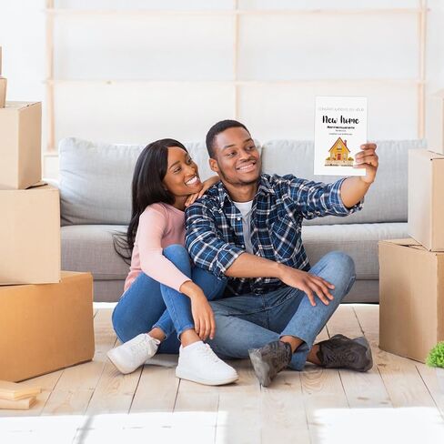 بطاقة منزلية جديدة ، بطاقة تهنئة Housewarming الإبداعية مع مظروف مضحكة ورقة شقة جديدة هتافات إلى منزلك الجديد بطاقة المنزل الجديدة تهنئة (النمط 2) in Saudi Arabia
