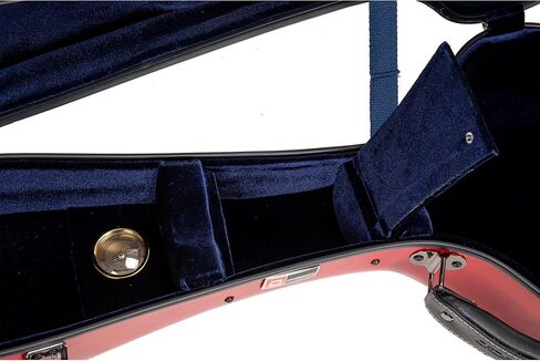 Crossrock Torres Classical Guitar Case, Fiberglass Hardshell with Accessory Compartment, Backpack Straps, TSA Lock-Navy blue (CRF2020CTNVBL) in Kuwait