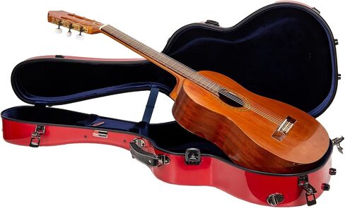 Crossrock Torres Classical Guitar Case, Fiberglass Hardshell with Accessory Compartment, Backpack Straps, TSA Lock-Navy blue (CRF2020CTNVBL) in Kuwait