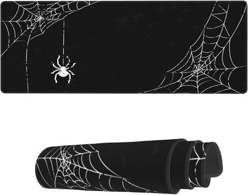 Famame Laptop Mouse Mouse Pad Pink Pink Cat Paws Print Desk Mat مع حواف مخيط 31.5x 11.8 بوصة in Kuwait