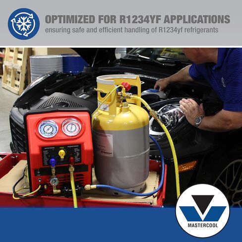 ماستركول - ماكينة استرداد سائل التبريد الكاملة R1234Yf (69360-YF) in Kuwait