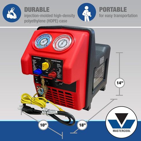 ماستركول - ماكينة استرداد سائل التبريد الكاملة R1234Yf (69360-YF) in Kuwait