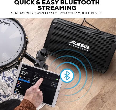 مكبر صوت Alesis Nitro Amp بقدرة 70 وات و3 بوصات للتمرين والدروس، يمكن تركيبه على حامل مع مشابك متضمنة in Kuwait