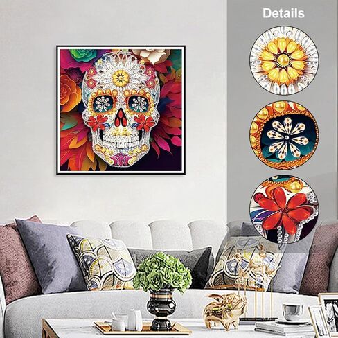 FHBUBPUP 5D Diamond Art Painting Kits للبالغين ، لعبة Rucby Shape Miamond Art للمبتدئين ، أحجار الراين الحجرية الفنية ، هدية جدار ديكور هدية 12 × 12 بوصة in Kuwait