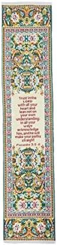 4 Woven Bible Verse Bookmarks, Assortment of 4 Fabric Scripture Book Markers for Bible Study or Church Group, Unique Christian Gifts for Women, Assortment 4 in Kuwait