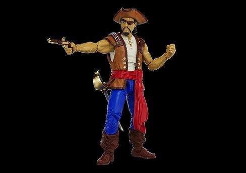 Boss Fight Studio Hero H.A.C.K.S. شكل عمل Phantom Singh Pirates - تمثال مفصلي للغاية مع الملحقات بما في ذلك القطع البديلة ، الحافظة مع الحلقات ، المسدسات ، الصابر ، والوقوف - 1:18 in Kuwait