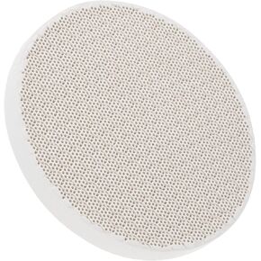 Tofficu Quartz Honeycomb Soldering Board لصنع المجوهرات ، كتلة لحام السيراميك ، 2pcs ، 5.11x5.11x0.47 بوصة ، مثالية لحام النحاس الفضي الذهبي ، العزل الحراري ، البيج