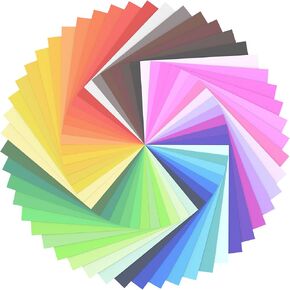Colored Cardstock - Premium A4 Size Cardstock Paper, 20 Sheets, 230 GSM, 20 Assorted Colors - Ideal for DIY Crafts, Card Making, Scrapbooking, and School Office Supplies