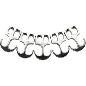 5pcs 19x29mm Alloy Connector Pendant Two Hole Clasps Hook Anchor Clasps Anchor Decoration Accessories for Bracelet Jewelry Making