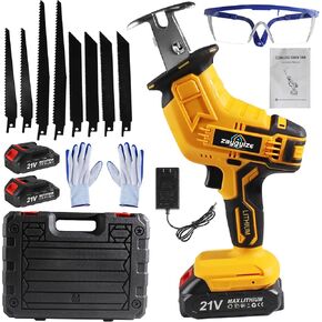 منشار ترددي متوافق مع بطارية DeWalt 20V، منشار ترددي لاسلكي بدون فرشاة، سرعة متغيرة 0-3500SPM، تغيير الشفرة بدون أدوات، مجموعة 4 شفرات منشار لقطع الخشب/المعادن/PVC، أداة فقط in Kuwait