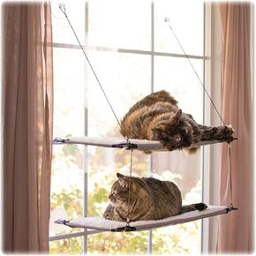 منتجات K&H PET ، حلول Creative Cat Window Longer Double ، 1 Count