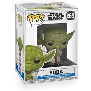 Pop Star Wars: The Clone Wars - Master Yoda Collectibles Vinyl Figure Bundle with Compatible Funko Box Protector