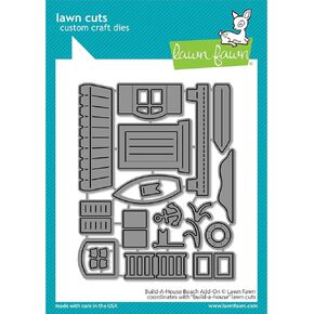Lawn Fawn LF3182 Build-A-House Beach Add-On Dies
