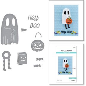 Spellbinders Dancin' Ghost Etched Dies, Metal