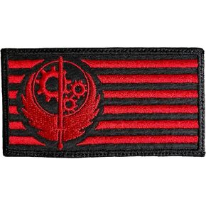 Fallout 4 Brotherhood of Steel Flag Patch - Funny Tactical Morale Assorized Patch Hook Hook Propeener Lackge Background