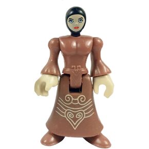 شكل بديل لـ Imaginext Power Rangers PlaySet DFX62 - Rita Repulsa and Finster ~ Replacement Rita Resulsa Figure ، Brown