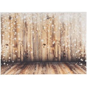 Twinkling Lights Rustic Poly Backdrop - Party Decor - 1 قطعة