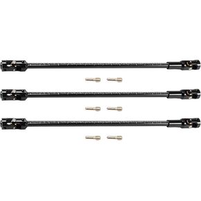 SCX10 DRIVE SHAFT 3PCS 68-229MM مقطرة إلى طول عمود عرضي من الفولاذ المقاوم للصدأ ل 1/10 RC Crawler LCG RIG SPORTYS SCALERS GSPEED CAPRA SCX10 PRO ELEMAN