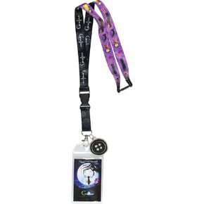 حامل شارة Coraline Lanyard الشجاعة التي أنت فيها تصميم قابل للانعكاس مع قلادة مطاطية 2 بوصة