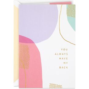 Hallmark Signature Mother's Day Card (Have My Back and My Heart) for Anniversary, Birthday for Her, Any Occasion