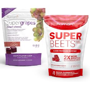 HumanN SuperGrapes & SuperBeets Heart Chews
