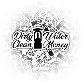 (3PCs) Dirty Water Clean Money Hard Hat Sticker Sprinkler Fitter Decal Tradesman Dad Gift Funny Vinyl Sticker American Patriotic Decals Decals for Tool Box Helmet Hardhat Construction Welding Worker
