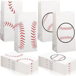 50 PCS Baseball Goodie Gift Fags Bulk 12 × 6 × 4 بوصة