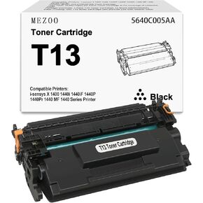 T13 Toner Cartridge Black High Yield Replacement for T13 5640C005AA Toner Compatible for i-sensys X 1400 1440i 1440iF 1440P 1440Pr 1440 MF 1440 Series Printer (1 Pack)