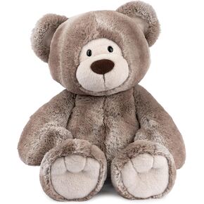 Gund Mukki Teddy Bear ، حيوان محشو متميز للأعمار 1 وما فوق ، بني/كريم ، 16 "