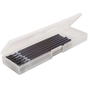12pcs 0.5mm gel chars ، doraking 12pcs أعطال الحبر السوداء الحبر ، عبوات الحبر السوداء للكتابة مع مربع - لأقلام هلام doraking (إعادة الملء)