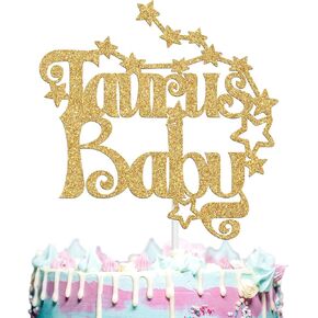 Taurus Baby Cake Topper ، April/May Horoscope Taurus Taurus Decor