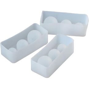 3Pcs Small Sphere Silicone Resin Molds,Silicone Ball Molds for Crafts,DIY Jewelry Making,DIY Art Craft