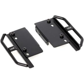 LCX Racing 1/24th RC Crawler Car Metal Rail Step Step Step Board Rock Rock Slider for Axial SCX24 Deadbolt AXI90081 C10 AXI00001 AXI00002