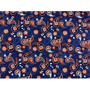 SYKEL ENTERPRISES 45 Wide 100% Cotton Auburn Paisley