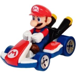 Replacement Part for Hot-Wheels Mario Kart Rainbow Road Playset - GXX41 ~ Replacement Die-Cast Mario Car