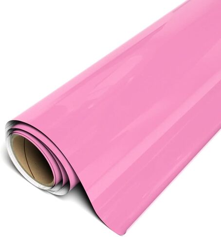 Siser EasyPSV Starling 12''x1yd - Permanent Adhesive Craft Vinyl, Dishwasher Safe, for Indoor and Outdoor Applications (Matte Carnation Pink) in Saudi Arabia