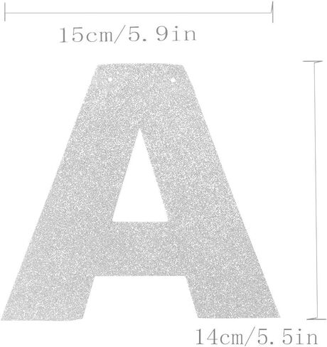 LINGTEER God Bless Silver Glitter Bunting Banner Perfect for Baby Shower First Birthday Baptism Christening Party Gift Decorations. in Saudi Arabia