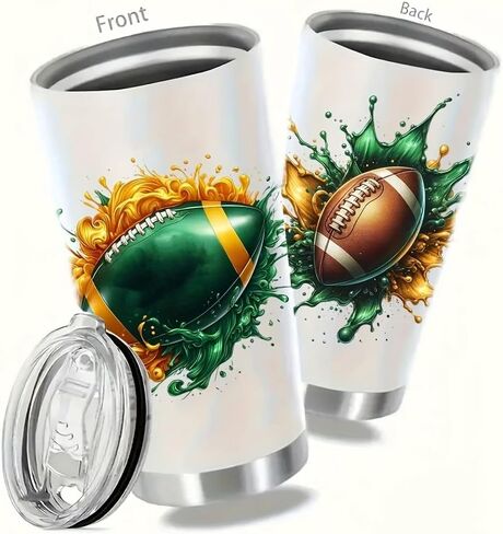 4pcs كرة القدم تحت عنوان UV DTF Cup لفائف نقل ملصق مقاوم للماء للكؤوس الزجاجية الأثاث الحرفي DIY ， فرك على ملصقات النقل لمياه ماء زجاجة محمول سيارة الخشب in Saudi Arabia
