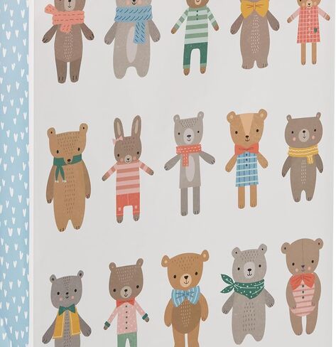 Hallmark 15" Extra Large Gift Bag with Tissue Paper (Bears and Bunnies) for Kids, Baby Showers, First Birthdays in Saudi Arabia